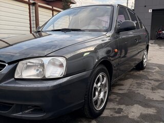 2009 Hyundai Accent ТагАЗ II, серый, 320000 рублей, вид 1