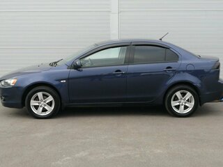 2008 Mitsubishi Lancer X, синий, 395500 рублей, вид 4
