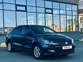 2016 Volkswagen Polo V Рестайлинг, серый, 879000 рублей, вид 4