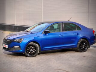 2021 Skoda Rapid II, синий, 1850000 рублей, вид 4