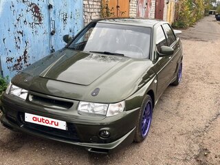 1998 Lada (ВАЗ) 2110, зелёный, 600000 рублей, вид 4