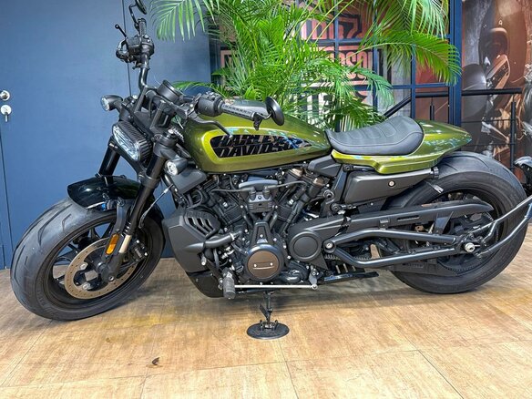 2022 Harley-Davidson Sportster S, зелёный, 1650000 рублей - вид 11