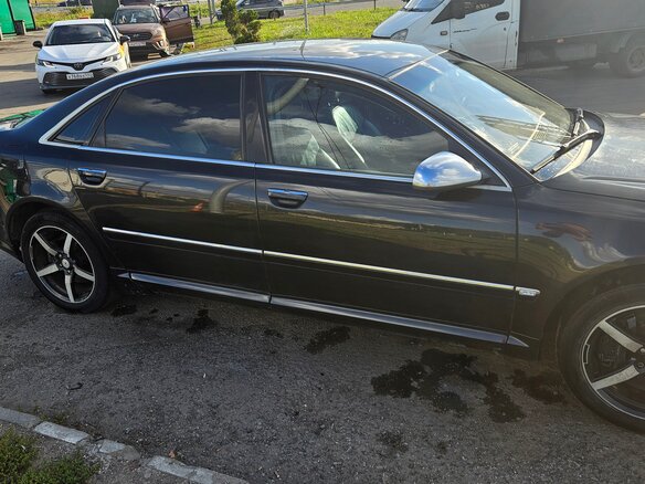 2004 Audi A8 Long II (D3), чёрный - вид 12