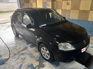 2010 Renault Logan I Рестайлинг, чёрный, 560000 рублей, вид 3