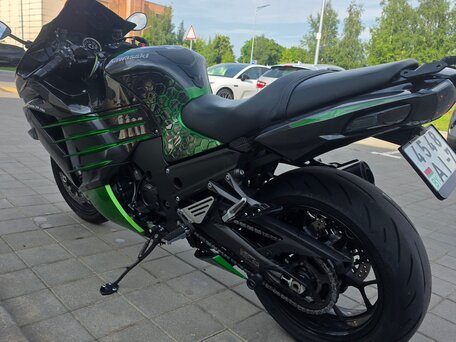 2017 Kawasaki ZX-14R, зелёный, 1061310 рублей, вид 2