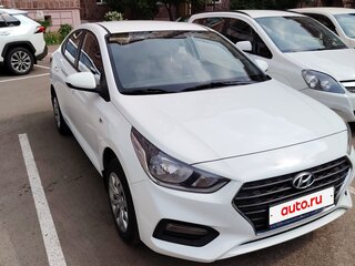2018 Hyundai Solaris II, белый, 1100000 рублей, вид 3