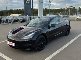 2018 Tesla Model 3 Long Range I, чёрный, 3200000 рублей, вид 1