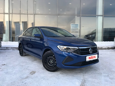2020 Volkswagen Polo VI, синий, 836000 рублей, вид 3
