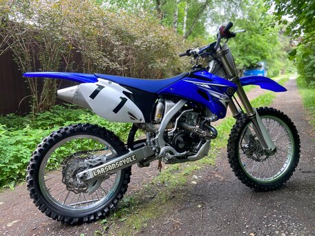 2007 Yamaha YZ250F, синий, 400000 рублей, вид 3