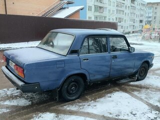 2007 Lada (ВАЗ) 2107, голубой, 140000 рублей, вид 1