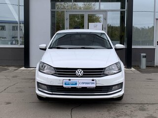 2015 Volkswagen Polo V Рестайлинг, белый, 729000 рублей, вид 2