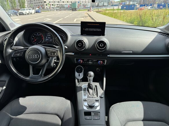 2016 Audi A3 III (8V) Рестайлинг, синий, 1840000 рублей - вид 8