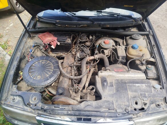1987 Audi 90 II (B3), чёрный - вид 7
