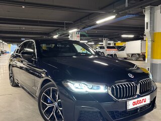 2022 BMW 5 серии 530i VII (G30/G31/G38) Рестайлинг, синий, 5350000 рублей, вид 2