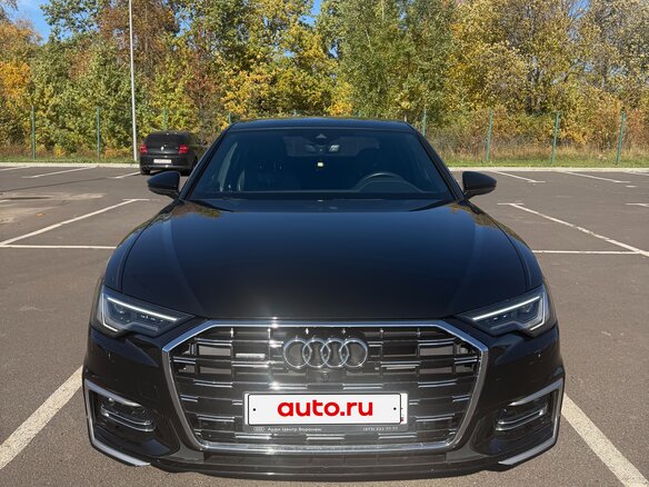2023 Audi A6 45 TFSI Long V (C8) Рестайлинг, чёрный - вид 1