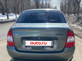 2008 Lada (ВАЗ) Kalina I, зелёный, 170000 рублей, вид 4