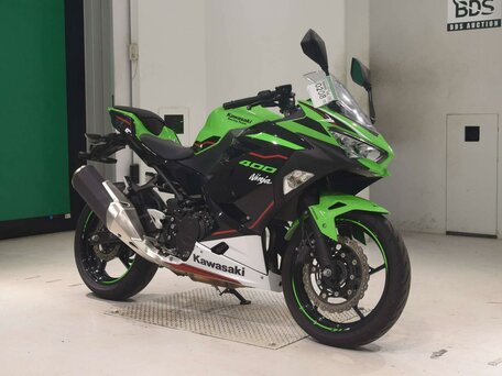 2022 Kawasaki Ninja 400, зелёный, 695000 рублей, вид 3