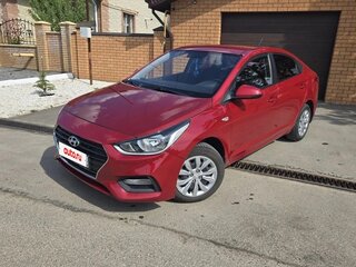 2017 Hyundai Solaris II, красный, 1100000 рублей, вид 1