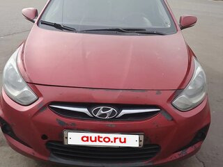 2011 Hyundai Solaris I, пурпурный, 400000 рублей, вид 1