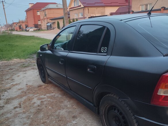 2001 Opel Astra G, чёрный, 200000 рублей - вид 2