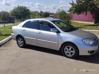 2005 Toyota Corolla IX (E120, E130) Рестайлинг, серебристый, 540000 рублей, вид 3