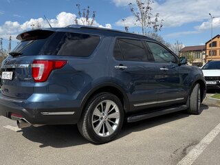 2019 Ford Explorer V Рестайлинг 2, синий, 2950000 рублей, вид 4