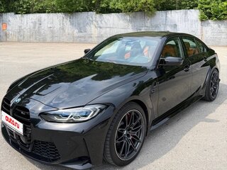 2021 BMW M3 Competition Package VI (G80), чёрный, 9000000 рублей, вид 2