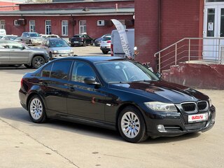 2009 BMW 3 серии 318i V (E90/E91/E92/E93) Рестайлинг, чёрный, 900000 рублей, вид 3