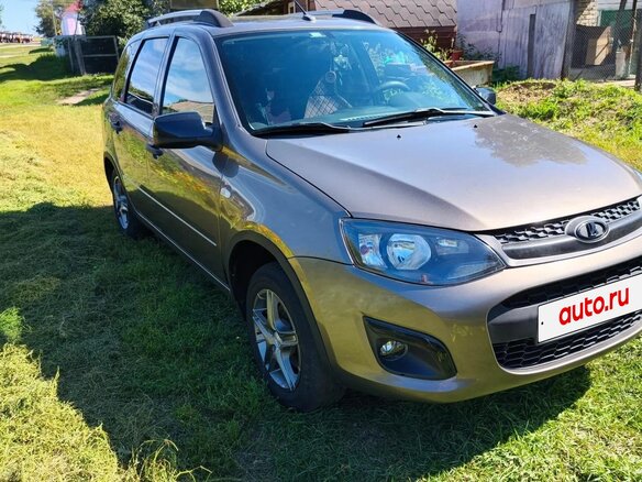2014 Lada (ВАЗ) Kalina II, коричневый, 400000 рублей - вид 2