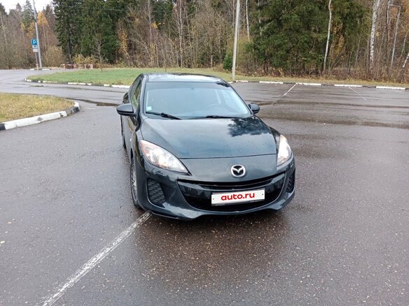 2012 Mazda 3 II (BL) Рестайлинг, чёрный, 745000 рублей - вид 1