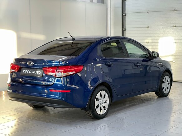 2015 Kia Rio III Рестайлинг, синий, 959000 рублей - вид 3