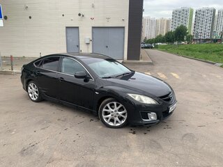 2008 Mazda 6 II (GH), чёрный, 675000 рублей, вид 4