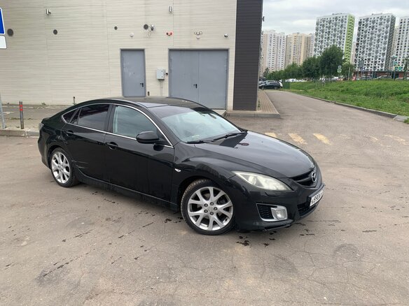 2008 Mazda 6 II (GH), чёрный, 650000 рублей - вид 3