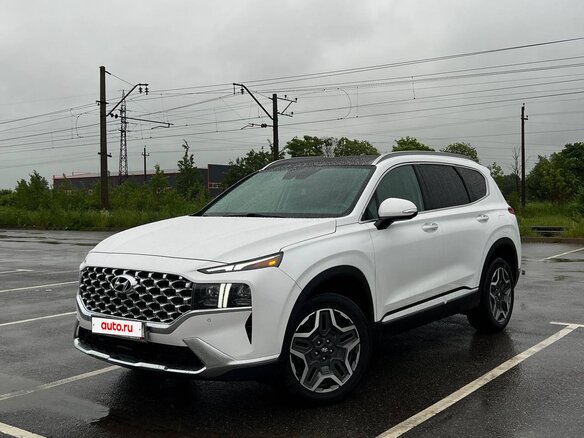 2021 Hyundai Santa Fe IV Рестайлинг, белый, 3649000 рублей