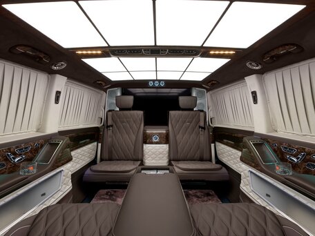 2026 Mercedes-Benz V-Класс Extra Long 300 d экстра длинный III (W447) Рестайлинг 2, чёрный, 44300000 рублей, вид 4