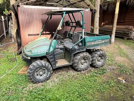 1998 Polaris Ranger 6x6, зелёный, 600000 рублей, вид 2