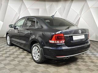 2018 Volkswagen Polo V Рестайлинг, чёрный, 1295000 рублей, вид 4