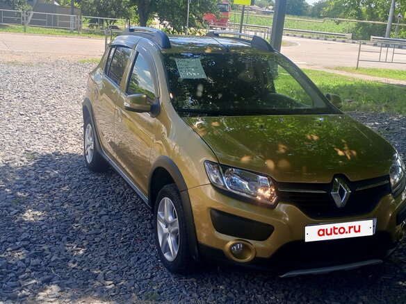2015 Renault Sandero Stepway II, зелёный, 830000 рублей - вид 8