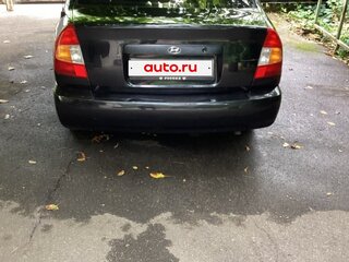 2008 Hyundai Accent ТагАЗ II, чёрный, 480000 рублей, вид 2