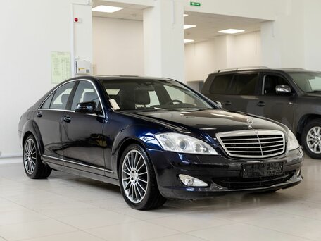 2008 Mercedes-Benz S-Класс 550 V (W221), синий, 1000000 рублей, вид 1