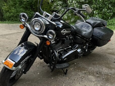 2018 Harley-Davidson Heritage Classic, чёрный, 1150000 рублей, вид 2