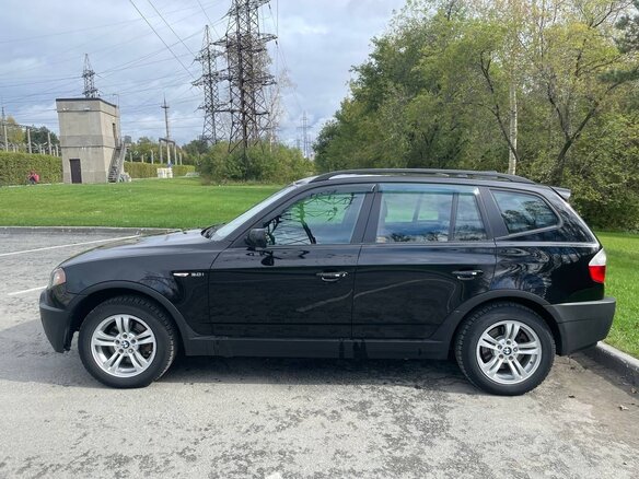 2004 BMW X3 30i I (E83), чёрный - вид 3