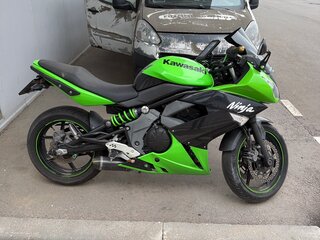 2011 Kawasaki ER-4F (Ninja 400R), зелёный, 350000 рублей, вид 3