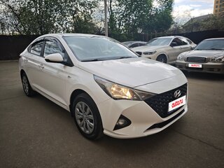 2022 Hyundai Solaris II Рестайлинг, белый, 1620000 рублей, вид 4