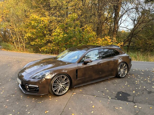 2021 Porsche Panamera 4S E-Hybrid Sport Turismo II Рестайлинг, коричневый, 11200000 рублей - вид 18