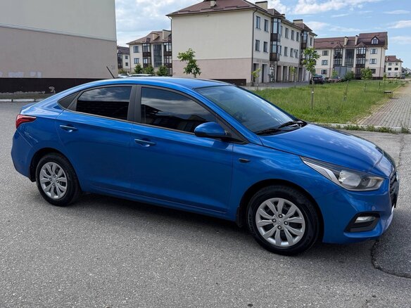 2019 Hyundai Solaris II, синий - вид 1