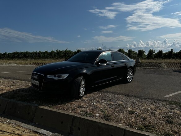 2011 Audi A6 IV (C7), чёрный, 1700000 рублей - вид 1