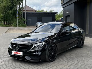 2015 Mercedes-Benz C-Класс AMG 450 AMG IV (W205), чёрный, 2650000 рублей, вид 1