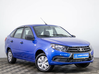2019 Lada (ВАЗ) Granta I Рестайлинг, синий, 749000 рублей, вид 1