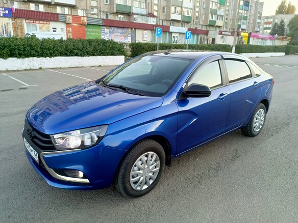 2021 Lada (ВАЗ) Vesta I, синий, 1129999 рублей - вид 3
